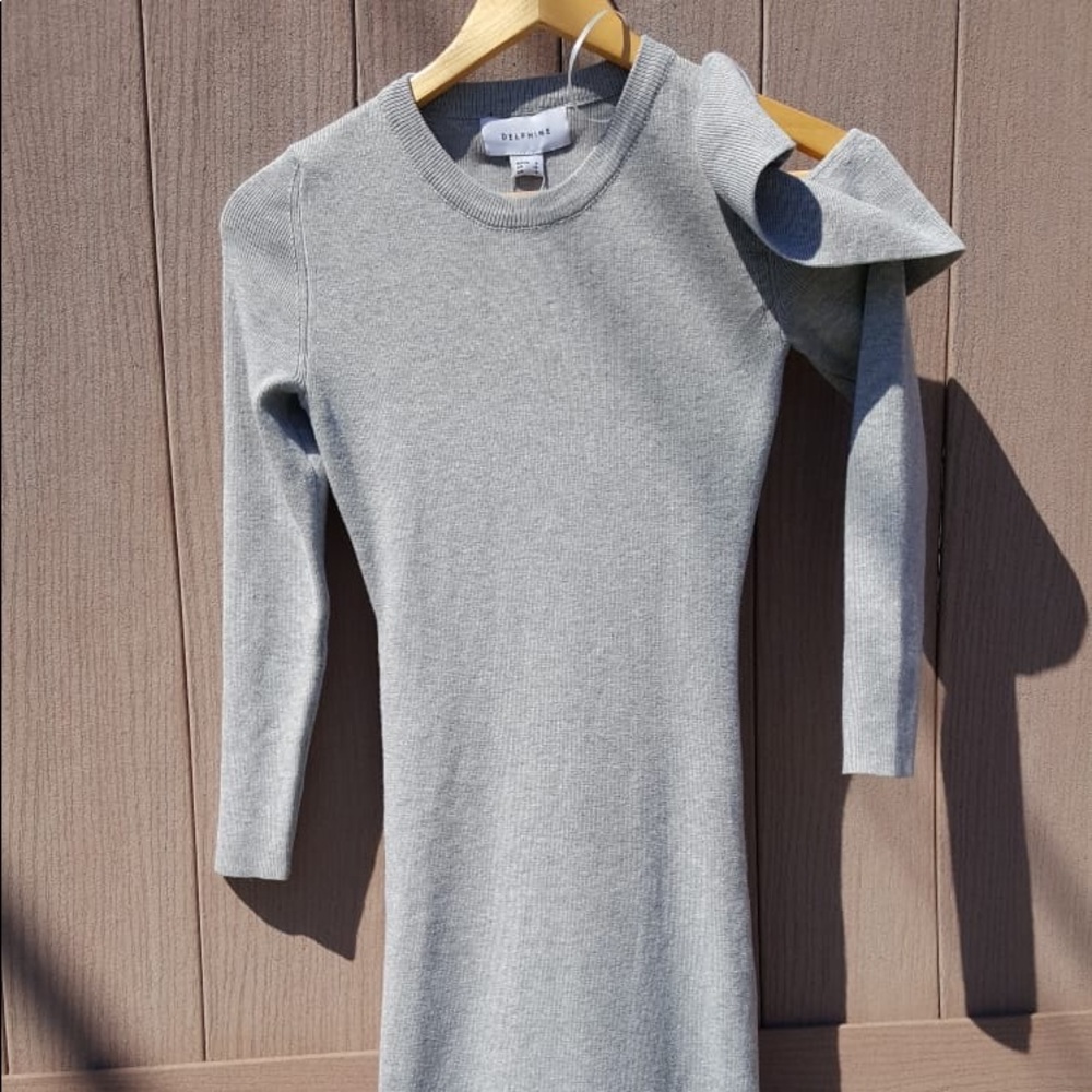Delphine Grey Knit Dress - Never Worn!